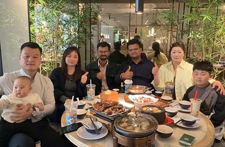 Warmly Received Overseas Customers at Canton Fair & Our Factory