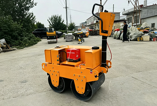 Walk-Behind Double Drum Roller